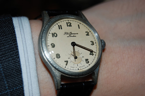 英国製～1940年代、J.W.BENSON(J.W.ベンソン)の手巻式腕時計