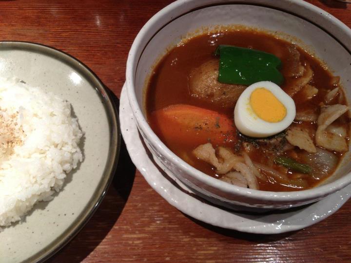 横浜BAY・らっきょさんの美味しいスープカレー（スタミナカレー・辛さ１）