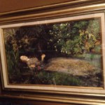 19世紀のイギリスの画家：ジョン・エヴァレット・ミレー（ミレイ）の複製画「オフィーリア」