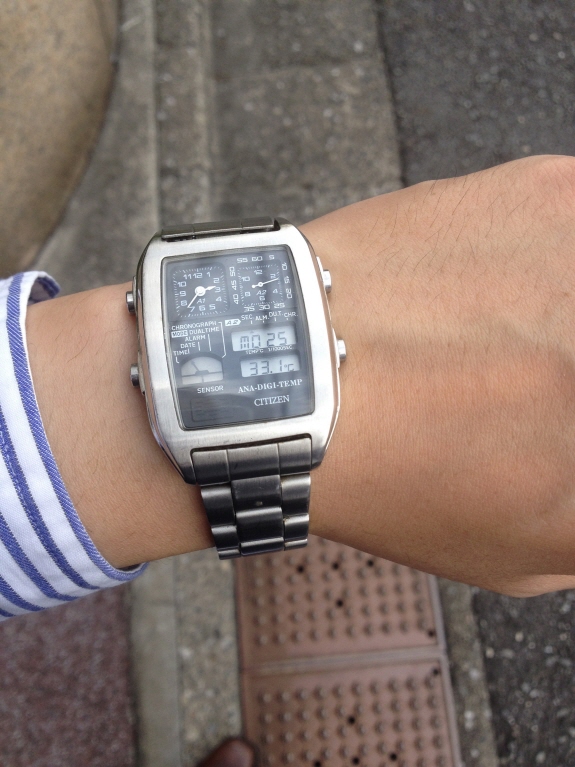 シチズン（Citizen）の腕時計：アナデジテンプ（ANA-DIGI TEMP 